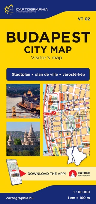 Budapest City Map -  Vrostrkp